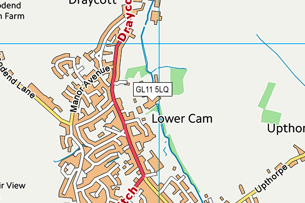 GL11 5LQ map - OS VectorMap District (Ordnance Survey) GL11 5LQ map - OS VectorMap District (Ordnance Survey)