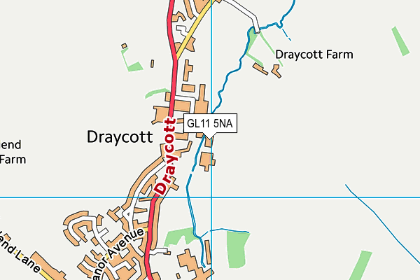 GL11 5NA map - OS VectorMap District (Ordnance Survey) GL11 5NA map - OS VectorMap District (Ordnance Survey)