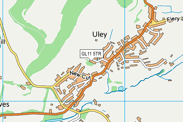 GL11 5TR map - OS VectorMap District (Ordnance Survey) GL11 5TR map - OS VectorMap District (Ordnance Survey)