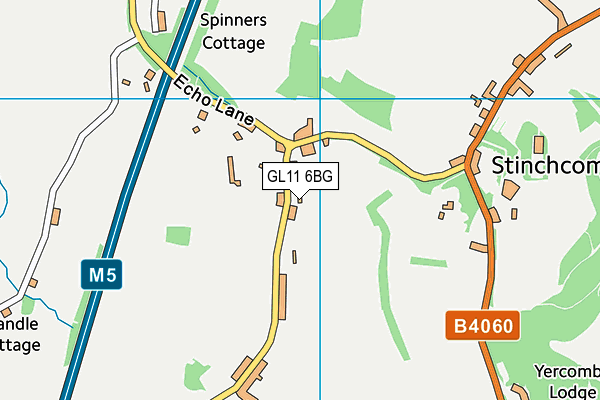 GL11 6BG map - OS VectorMap District (Ordnance Survey) GL11 6BG map - OS VectorMap District (Ordnance Survey)