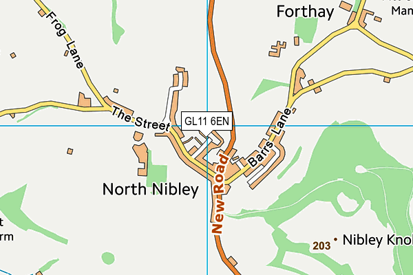 GL11 6EN map - OS VectorMap District (Ordnance Survey) GL11 6EN map - OS VectorMap District (Ordnance Survey)
