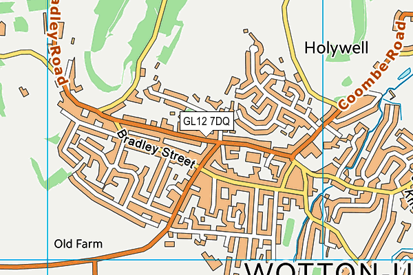 GL12 7DQ map - OS VectorMap District (Ordnance Survey) GL12 7DQ map - OS VectorMap District (Ordnance Survey)