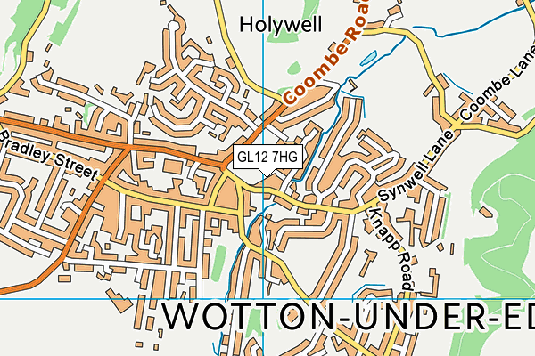 GL12 7HG map - OS VectorMap District (Ordnance Survey) GL12 7HG map - OS VectorMap District (Ordnance Survey)