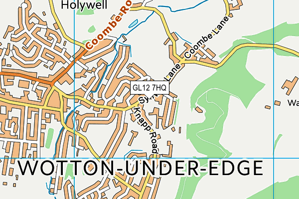 GL12 7HQ map - OS VectorMap District (Ordnance Survey) GL12 7HQ map - OS VectorMap District (Ordnance Survey)