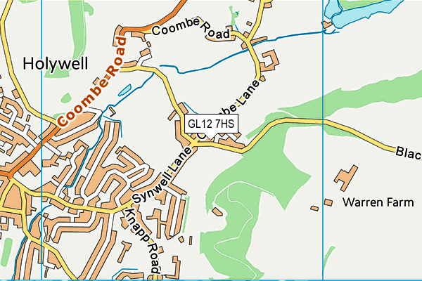 GL12 7HS map - OS VectorMap District (Ordnance Survey) GL12 7HS map - OS VectorMap District (Ordnance Survey)
