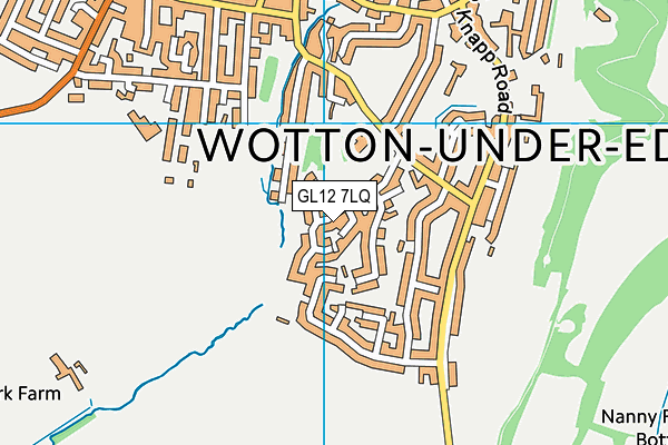 GL12 7LQ map - OS VectorMap District (Ordnance Survey) GL12 7LQ map - OS VectorMap District (Ordnance Survey)