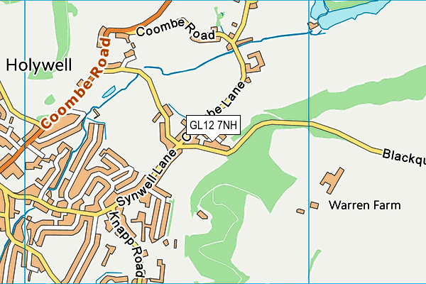GL12 7NH map - OS VectorMap District (Ordnance Survey) GL12 7NH map - OS VectorMap District (Ordnance Survey)