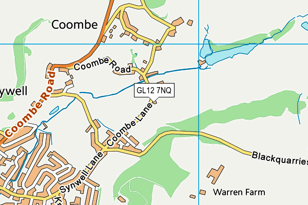 GL12 7NQ map - OS VectorMap District (Ordnance Survey) GL12 7NQ map - OS VectorMap District (Ordnance Survey)