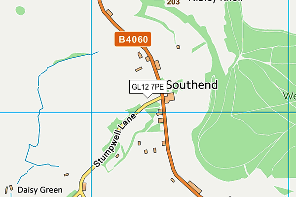 GL12 7PE map - OS VectorMap District (Ordnance Survey) GL12 7PE map - OS VectorMap District (Ordnance Survey)