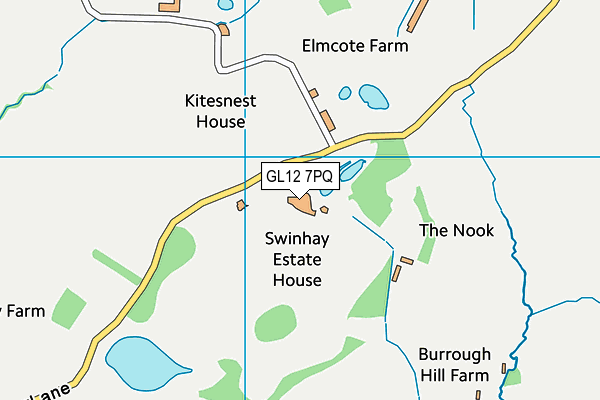 GL12 7PQ map - OS VectorMap District (Ordnance Survey) GL12 7PQ map - OS VectorMap District (Ordnance Survey)