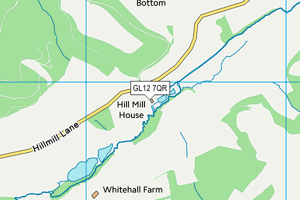 GL12 7QR map - OS VectorMap District (Ordnance Survey) GL12 7QR map - OS VectorMap District (Ordnance Survey)