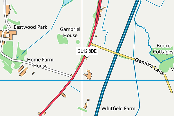 GL12 8DE map - OS VectorMap District (Ordnance Survey) GL12 8DE map - OS VectorMap District (Ordnance Survey)
