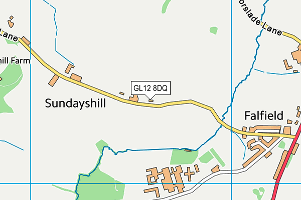 GL12 8DQ map - OS VectorMap District (Ordnance Survey) GL12 8DQ map - OS VectorMap District (Ordnance Survey)