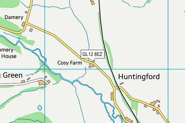 GL12 8EZ map - OS VectorMap District (Ordnance Survey) GL12 8EZ map - OS VectorMap District (Ordnance Survey)