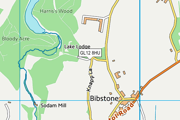 GL12 8HU map - OS VectorMap District (Ordnance Survey) GL12 8HU map - OS VectorMap District (Ordnance Survey)