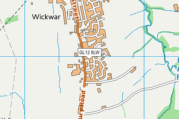 GL12 8LW map - OS VectorMap District (Ordnance Survey) GL12 8LW map - OS VectorMap District (Ordnance Survey)