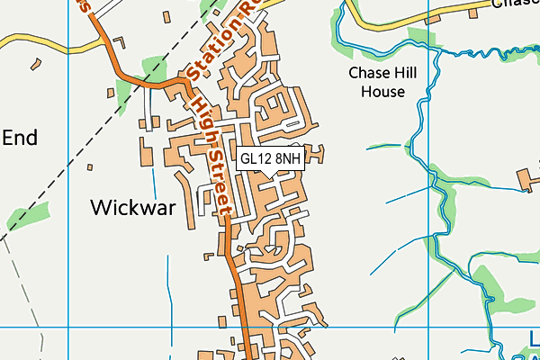 GL12 8NH map - OS VectorMap District (Ordnance Survey) GL12 8NH map - OS VectorMap District (Ordnance Survey)