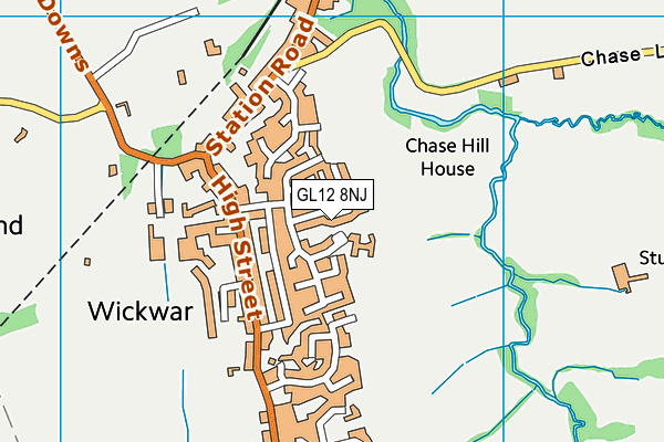 GL12 8NJ map - OS VectorMap District (Ordnance Survey) GL12 8NJ map - OS VectorMap District (Ordnance Survey)