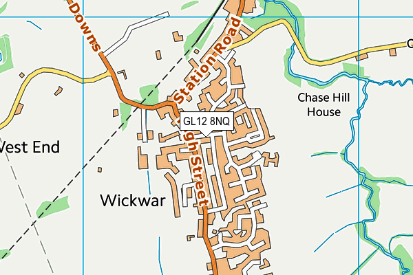 GL12 8NQ map - OS VectorMap District (Ordnance Survey) GL12 8NQ map - OS VectorMap District (Ordnance Survey)