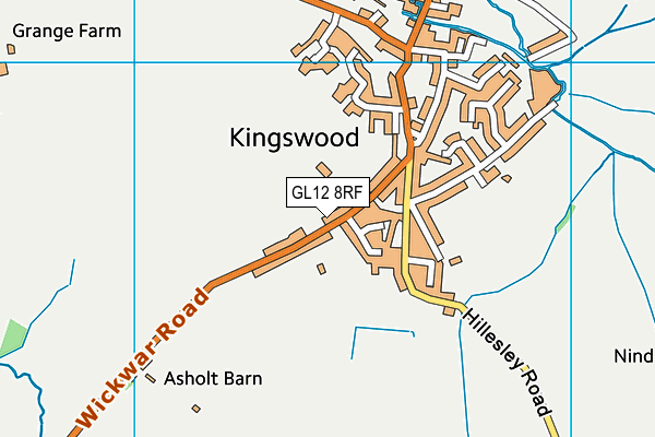 GL12 8RF map - OS VectorMap District (Ordnance Survey) GL12 8RF map - OS VectorMap District (Ordnance Survey)