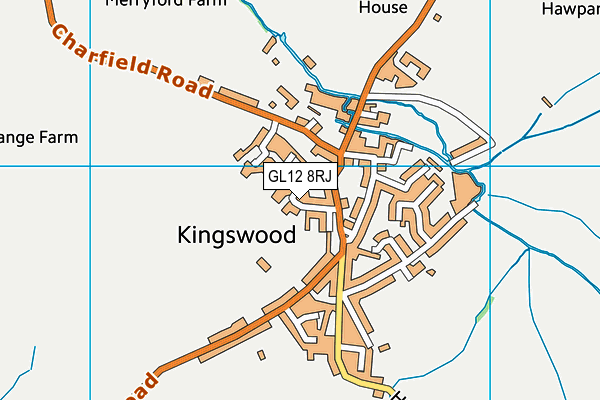 GL12 8RJ map - OS VectorMap District (Ordnance Survey) GL12 8RJ map - OS VectorMap District (Ordnance Survey)