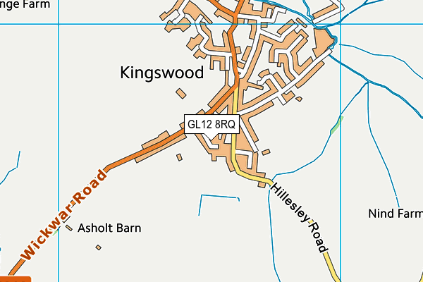 GL12 8RQ map - OS VectorMap District (Ordnance Survey) GL12 8RQ map - OS VectorMap District (Ordnance Survey)