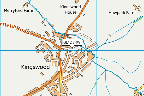 GL12 8RW map - OS VectorMap District (Ordnance Survey) GL12 8RW map - OS VectorMap District (Ordnance Survey)