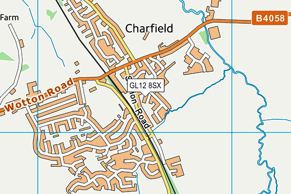 GL12 8SX map - OS VectorMap District (Ordnance Survey) GL12 8SX map - OS VectorMap District (Ordnance Survey)