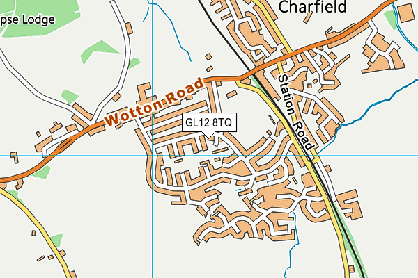 GL12 8TQ map - OS VectorMap District (Ordnance Survey) GL12 8TQ map - OS VectorMap District (Ordnance Survey)