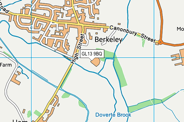 GL13 9BQ map - OS VectorMap District (Ordnance Survey) GL13 9BQ map - OS VectorMap District (Ordnance Survey)
