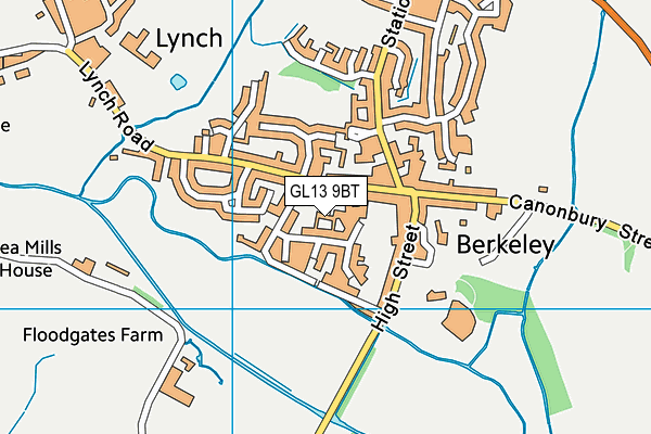 GL13 9BT map - OS VectorMap District (Ordnance Survey) GL13 9BT map - OS VectorMap District (Ordnance Survey)