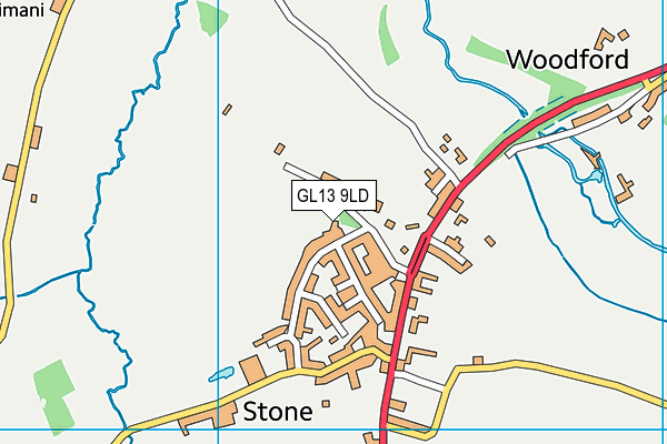 GL13 9LD map - OS VectorMap District (Ordnance Survey) GL13 9LD map - OS VectorMap District (Ordnance Survey)