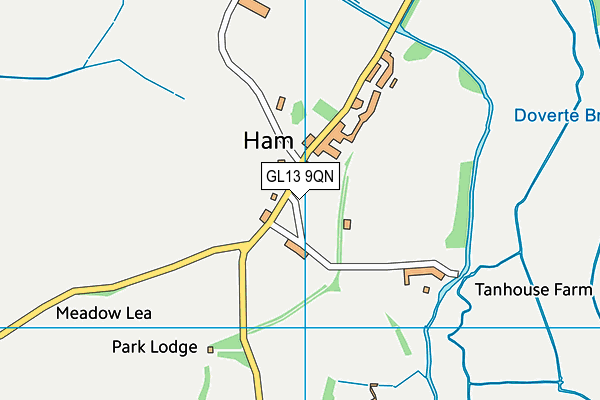 GL13 9QN map - OS VectorMap District (Ordnance Survey)