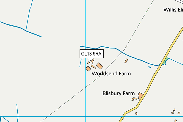 GL13 9RA map - OS VectorMap District (Ordnance Survey) GL13 9RA map - OS VectorMap District (Ordnance Survey)