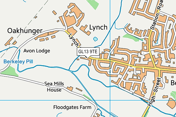 GL13 9TE map - OS VectorMap District (Ordnance Survey) GL13 9TE map - OS VectorMap District (Ordnance Survey)
