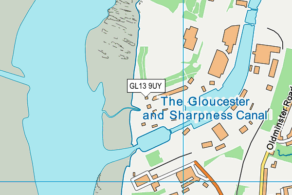 GL13 9UY map - OS VectorMap District (Ordnance Survey) GL13 9UY map - OS VectorMap District (Ordnance Survey)