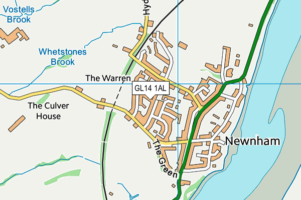 GL14 1AL map - OS VectorMap District (Ordnance Survey) GL14 1AL map - OS VectorMap District (Ordnance Survey)