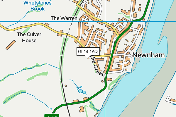 GL14 1AQ map - OS VectorMap District (Ordnance Survey) GL14 1AQ map - OS VectorMap District (Ordnance Survey)