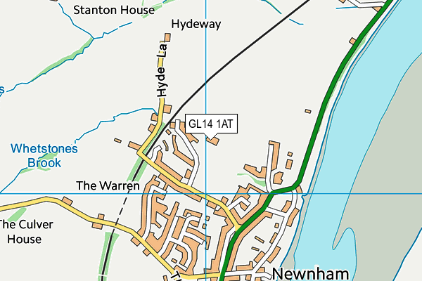 GL14 1AT map - OS VectorMap District (Ordnance Survey) GL14 1AT map - OS VectorMap District (Ordnance Survey)