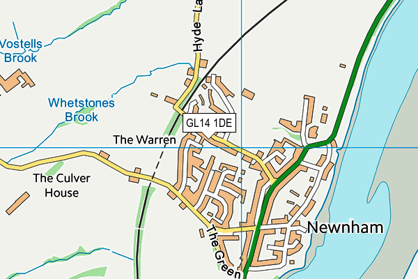 GL14 1DE map - OS VectorMap District (Ordnance Survey) GL14 1DE map - OS VectorMap District (Ordnance Survey)