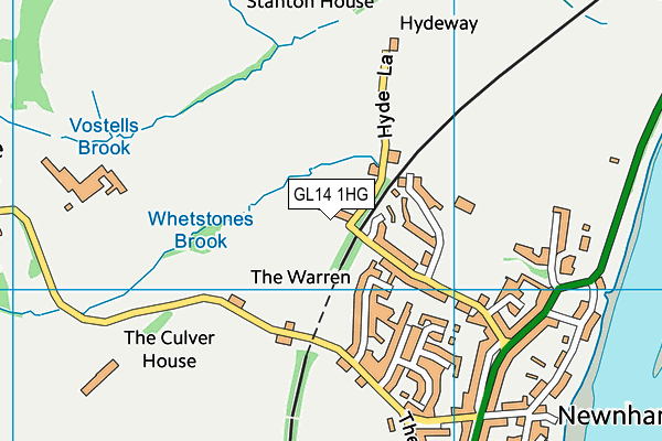 GL14 1HG map - OS VectorMap District (Ordnance Survey) GL14 1HG map - OS VectorMap District (Ordnance Survey)