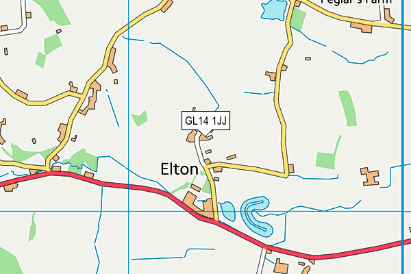 GL14 1JJ map - OS VectorMap District (Ordnance Survey) GL14 1JJ map - OS VectorMap District (Ordnance Survey)