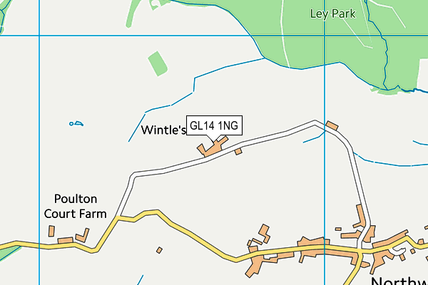 GL14 1NG map - OS VectorMap District (Ordnance Survey) GL14 1NG map - OS VectorMap District (Ordnance Survey)