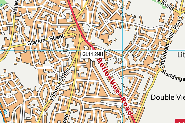 GL14 2NH map - OS VectorMap District (Ordnance Survey) GL14 2NH map - OS VectorMap District (Ordnance Survey)