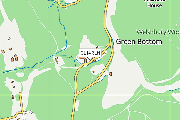 GL14 3LH map - OS VectorMap District (Ordnance Survey) GL14 3LH map - OS VectorMap District (Ordnance Survey)