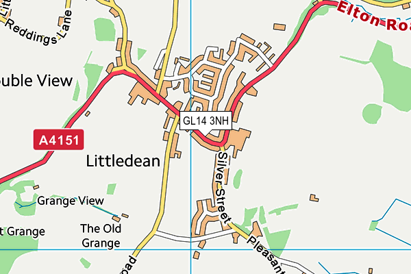 GL14 3NH map - OS VectorMap District (Ordnance Survey) GL14 3NH map - OS VectorMap District (Ordnance Survey)