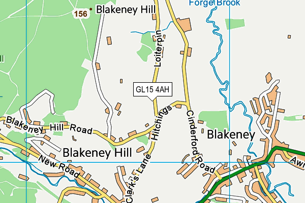 GL15 4AH map - OS VectorMap District (Ordnance Survey) GL15 4AH map - OS VectorMap District (Ordnance Survey)