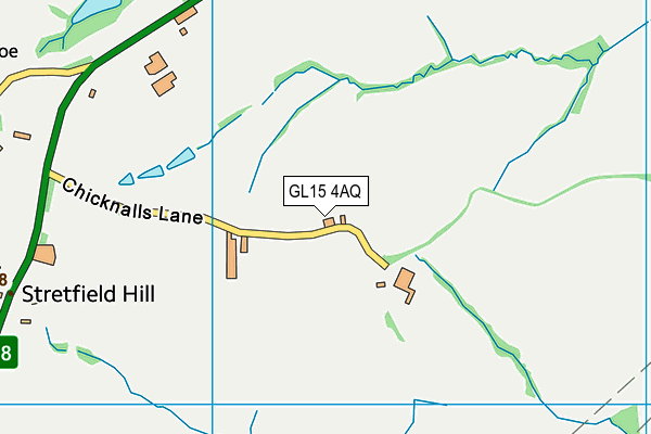 GL15 4AQ map - OS VectorMap District (Ordnance Survey) GL15 4AQ map - OS VectorMap District (Ordnance Survey)