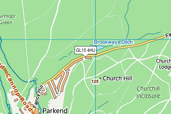 GL15 4HU map - OS VectorMap District (Ordnance Survey) GL15 4HU map - OS VectorMap District (Ordnance Survey)