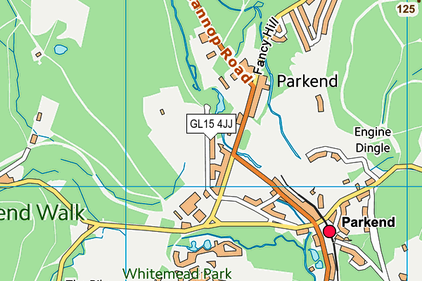 GL15 4JJ map - OS VectorMap District (Ordnance Survey) GL15 4JJ map - OS VectorMap District (Ordnance Survey)